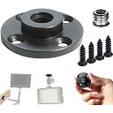 カメラ 固定プレート 1/4インチ & 3/8インチ ネジ 三脚 ボールヘッド 雲台 固定台 マウント ベース DIY 台座 撮影アクセサリー スタジオ機材 音...