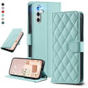 UnivoColors Galaxy S24 (SC-51E/SCG25) キルティングレザー調 手帳型ケース エレガント 高質PU マグネット開閉式 カード収...