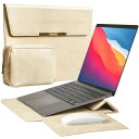 MacBook Air/Pro ケース 13-14 インチ M1 M2 M3チップス 対応薄型 耐衝撃 撥水 防傷 キズ 汚れ 防止 マウスマット/電源収納ポーチ付き