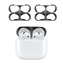 【2024強化版】 for AirPods 4 ダストガード エアーポッズ 4用 ガードカバー 故障防止 吸着 ほこり ゴミ 金属製 侵入防止 防塵 粉塵防止 ...