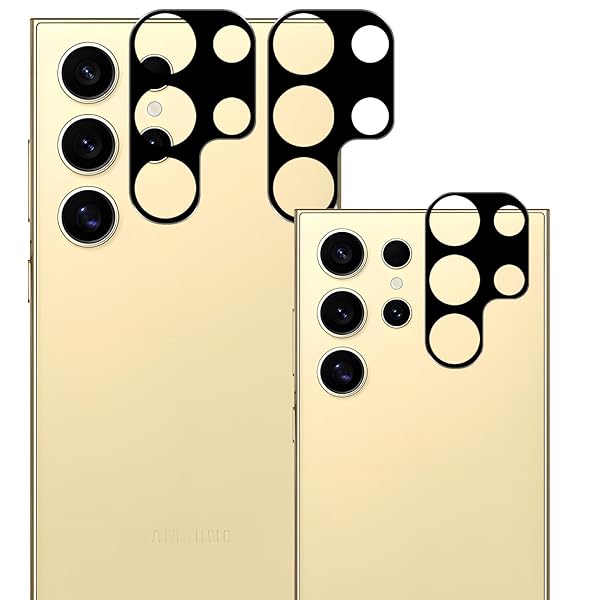 Galaxy S25 Ultra レンズフィルム ブラック 【 3枚セット- 日本旭硝子 】 galaxy s25 ultra カメラフィルム ギャラクシー S25 Ultra レンズ保護フィルム 強化フィルム 2.5D ラウンドエッジ 加工 気泡無