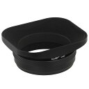 LH-E3Tメタルスクエアレンズフードシェード兼 49mmアダプターリングfor 富士フイルム Fujifilm Fuji Finepix X100 X100S...