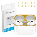 AirPods Pro2 用 ダストガード アップル エアーポッズ プロ2コーティング メタリックプレート ホコリガード 防塵 カバー 保護シール 汚れ防止 シ...