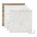 背景ボード 60x60cm バックグラウンド 両面異なる仕様 撮影用 大理石+木目セット