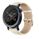 22mm レザーバンド For 用の CMF by Nothing Watch Pro 2/Amazfit Bip 6 /5 Unity/ 5 対応 バンド P...