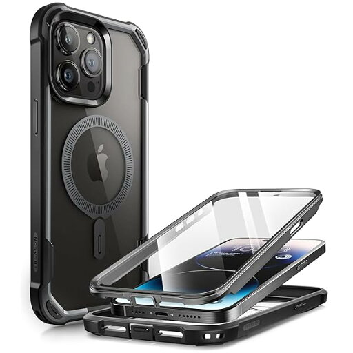 iPhone 15 Pro max 用 ケース マグネット搭載 背面透明 磁気ケース 2023 液晶保護フィルム付き 全面保護 MagSafe対応 米国軍事規格取得 360°保護 耐衝撃 防塵 衝撃吸収 耐久性 密着 ケーブル充電可能 背面クリア カ iPhone 15 Pro max 用 ケース マグネット搭載 背面透明 磁気ケース 2023 液晶保護フィルム付き 全面保護 MagSafe対応 米国軍事規格取得 360°保護 耐衝撃 防塵 衝撃吸収 耐久性 密着 ケーブル充電可能 背面クリア カ