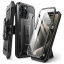 iPhone 15 Pro Max ケース 6.7インチ 2023 全面保護 耐衝撃性 米軍事規格取得 ケースと液晶保護フィルム一体型 腰かけクリップ付き 防塵...
