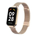 バンド Xiaomi Redmi Smart Band 2 対応/Xiaomi Smart Band 8 Active 対応 バックル ストラップ メッシュ織り...