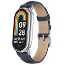 レザーバンド 用の Xiaomi Smart Band 10 / 9 / 8 用の Xiaomi Mi Band 10 / 9 / 8 対応 バンド PUレザー...