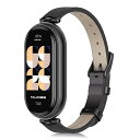 レザーバンド Xiaomi Smart Band 7/Xiaomi Mi Band 7 対応 バンド ベルト ソフト 柔軟性 ビジネス風 交換ベルト レディース...