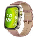 レザーバンド 用の HuaWei Watch Fit 4 PRO / 4 / 3 対応 バンド ベルト ソフト 柔軟性 ビジネス風 交換ベルト レディース&メン...