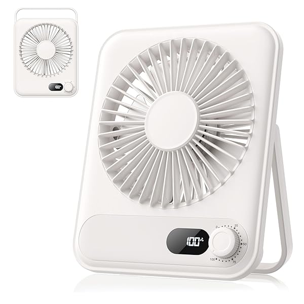 卓上扇風機 ミニ型 2025年最新バージョン 3way 小型扇風機 4800mAh大容量バッテリー 最大18時間連続使用 卓上ファン オフィス コードレス 小型ファン 折畳み式 USB充電式 100無段階風量調節 残量表示 涼しい TYPE-C充電