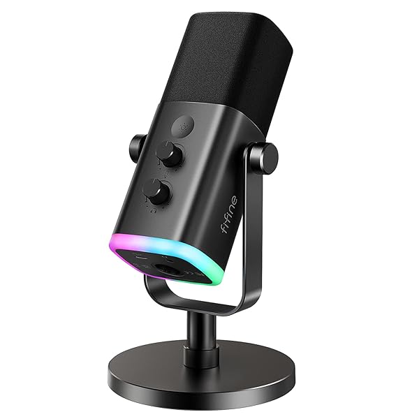 スタンドアロンマイク 単一指向性 ダイナミックマイク ミュートボタン RGBイルミネーションスイッチ 音量調節 ヘッドフォン端子付き PC プレステ対応 サウンドカード ミキサー対応可能 ポッドキャスト 配信用 ゲーマー コンテンツクリエイター向け