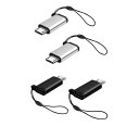 マイクロUSB変換アダプター タイプC Micro USB 変換アダプタ 4個入り Type C メス to Micro USB オス 変換コネクタ 充電とデータ転送 Galaxy、Nexus、Xperia、HUAWEI等Micro USB設備対応