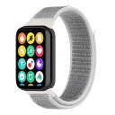 対応 xiaomi smart band 8 pro ベルト 替えバンド スポーツ 耐久性 ナイロン製 シャオミ スマートバンド8 pro 交換用 (ホワイト)(2)