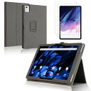 For HiGrace C10 / CZZ C10 / CZZ C1 保護ケース タブレット 10.1インチ 2024年 対応 用のケース カバー 手持ちバンド付き 持ちやすい スタンド機能 多角度対応 持ち運び 耐衝撃 落下防止 ガラス保護フィルム