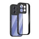 Motorola Moto Edge 50 Pro/Edge 50s Pro ケース クリア 360°全面保護 薄型 レンズ保護 スマホケース 耐久性 透明PC背面+ソリッドカラー TPUフレーム 耐衝撃 携帯カバー 黄変 擦り傷防止 米軍MIL規格(2)
