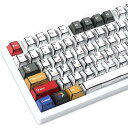 136キーコミックキーキャップ PBT昇華プロセス Cherryプロファイルキーキャップ Cherry MX Gateronスイッチ機械式キーボード用 (カラー)