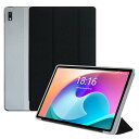 For Bmax I11 Plus ケース タブレットケース 耐衝撃 TPU+PUレザー キズ防止 三つ折りスタンド 軽量 汚れ防止 擦り傷防止 bmax I11 plus 10.4インチ 用 保護カバー(ブラック)