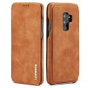 Samsung Galaxy S9 Plus 手帳型 ウォレット ケース 上質 レザー 手作り ヴィンテージ 人気 全面保護 多機種 多色 薄型 カバー「カード...