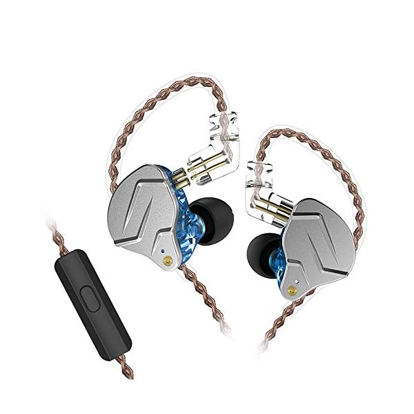 KZ ZSN Pro 重低音 イヤホン 1BA+1DDを搭載 ハイブリッドイヤホン カナル型 高遮音性 イヤホン 中華イ..