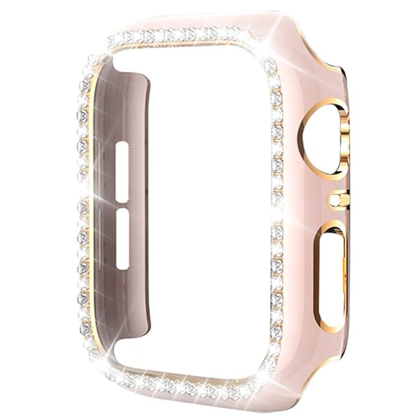 対応Apple Watch4/5/6/SE/SE2 保護ケース 40mm アップルウォッチ 4 専用カバー 傷防止 ラインストーン ..