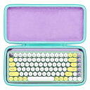 収納ケース 互換品 Logicool ロジクール POP KEYS K730 メカニカル ワイヤレス キーボード+ M370 マウス(ロジクール POP KEYS キーボード) (パープ)