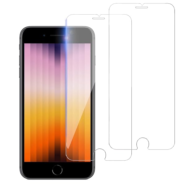 【第3世代専用】iphoneSE3 ガラスフィルム iphone SE2022 保護フィルム 【2枚セット】極薄タイプ アイフォンSE3 用 強化ガラスフィルム...