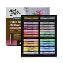 スーパーソフト オイルパステル 超柔軟油彩26点 パステルカラー パステル色 マカロン色 Extra Soft Oil Pastels 26pcs Pastel Colour プレミアム 26個 パステル&メタリックカラーアソートカラー 鮮やかなバタ(3)