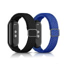 バンド 用の Xiaomi Smart Band 10 / 9 / 8 用の Xiaomi Mi Band 10 / 9 / 8 対応 ナイロン【2枚セット】 ...