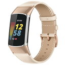 レザーバンド Fitbit charge 6/5 対応 バンド PUレザー素材 ベルト ソフト 柔軟性 ビジネス風 交換ベルト レディース&メンズ 革製ストラッ...