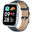 レザーバンド Xiaomi Redmi Watch 3 Active 対応 バンド PUレザー素材 ベルト ソフト 柔軟性 ビジネス風 交換ベルト レディース&...