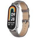 レザーバンド 用の Xiaomi Smart Band 10 / 9 / 8 用の Xiaomi Mi Band 10 / 9 / 8 対応 バンド PUレザー...