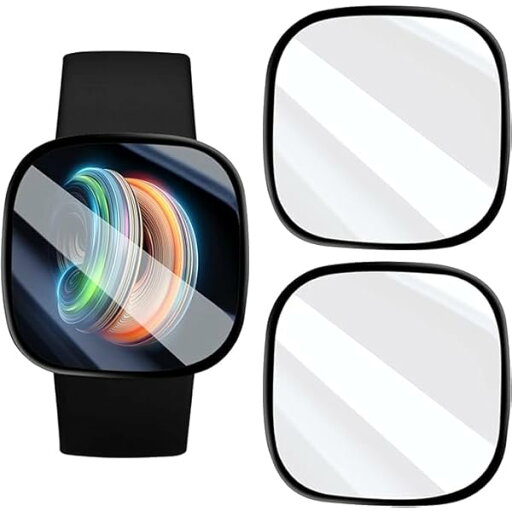 【2枚液晶フィルム】 Fitbit Versa 3 ガラスフィルム 国産旭硝子AGC素材 Fitbit Versa 3 保護フィルム 【 硬度9H 国産旭硝子AGC素材 気泡ゼロ 飛散防止 指紋防止 高感度 衝撃吸収 ラウンドエッジ加工 】 【2枚液晶フィルム】 Fitbit Versa 3 ガラスフィルム 国産旭硝子AGC素材 Fitbit Versa 3 保護フィルム 【 硬度9H 国産旭硝子AGC素材 気泡ゼロ 飛散防止 指紋防止 高感度 衝撃吸収 ラウンドエッジ加工 】