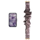 用の Huawei Band 10 /10 Aluminum Edition / 9 / 8 対応 バンド シルクバンド シュシュ おしゃれ スポーツ ベルト ...