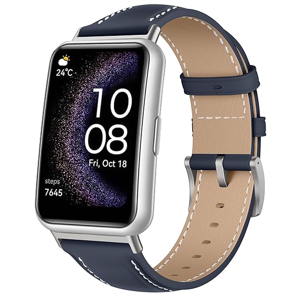 レザーバンド Huawei Watch Fit/Watch Fit New/Watch Fit Elegant/Watch Fit SE 対応 バンド PUレザ...