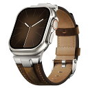 アップルウォッチ バンド 本革 レザー 交換ストラップ Apple Watch Ultra バンド 49mm 46mm 45mm 44mm 対応 iWatch ...
