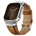アップルウォッチ バンド 本革 レザー 交換ストラップ Apple Watch Ultra バンド 49mm 46mm 45mm 44mm 対応 iWatch ...