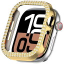 for Apple Watch 10 42mm ケース ダブルダイヤモンド キラキラ 超簿軽量 耐衝撃 装着簡単 アップルウォッチ10 42mm 対応 可愛い ...