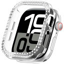 for Apple Watch 10 46mm ケース ダブルダイヤモンド キラキラ 超簿軽量 耐衝撃 装着簡単 アップルウォッチ10 46mm 対応 可愛い ...