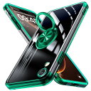 iPhone XR ケース リング付き クリア アイフォン XR クリア ケース リング 透明 柔軟 TPU 耐衝撃 車載ホルダー対応 スタンド機能 米軍MIL...
