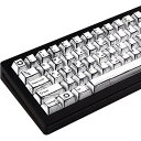 136キーコミックキーキャップ PBT昇華プロセス Cherryプロファイルキーキャップ Cherry MX Gateronスイッチ機械式キーボード用 (白)