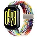 バンド シャオミ(Xiaomi) Redmi Watch 5 Active/5 Lite 対応 交換ベルト 22mm 伸縮性 ナイロンパラシュートバックル編みバ...