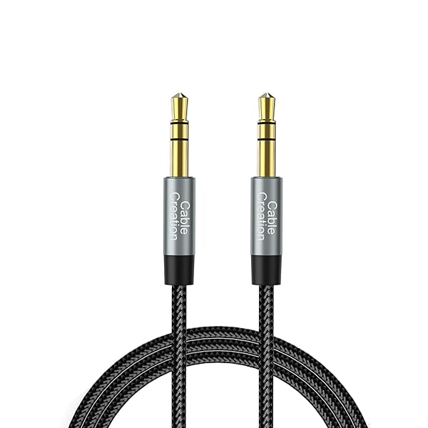 AUX, 3.5mm オーディオケーブル 0.9M TRS ステレオケーブル ヘッドフォン/iPod/iPhone/iPad/ホームステレオ/カーステレオなど対応