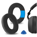 イヤーパッド Sport 互換性 パッド ビーアンドダブリュ Bowers & Wilkin PX7 ヘッドホンに対応 パッド イヤー/イヤーカップ (冷却ジェル/黒)