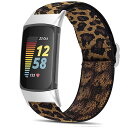 for Fitbit Charge 6 バンド, ナイロン製弾性バンド スポーツバンド 交換ベルト 柔らかく快適で通気性 長さ調節ナイロンループ換えバンド Fi...