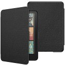 for Kindle Paperwhite/Kindle Paperwhite シグニチャーエディション 第12世代 ケース 2024年発売 Newモデル 7インチ用ケース 保護カバー 軽量 薄型 オートスリープ機能付き(1ブラック)