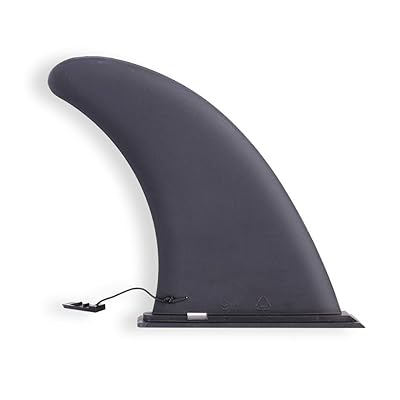 SUPボード専用 センターフィン パドルボードフィン 取り付け/取り外す簡単 Fin ブラック