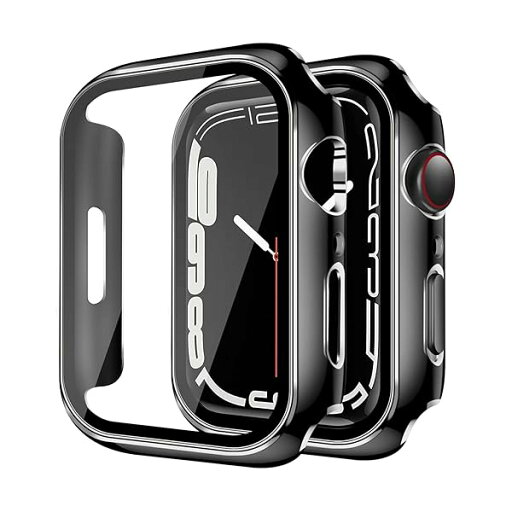 対応 Apple Watch ケース Series 9/8/7 Apple Watch カバー PC素材 光沢式 アップルウォッチ ケース ガラスフィルム 一体型 日本旭硝子材 二重構造 アップルウォッチ カバー 全面保護 強化ガラス キズ防止(41 対応 Apple Watch ケース Series 9/8/7 Apple Watch カバー PC素材 光沢式 アップルウォッチ ケース ガラスフィルム 一体型 日本旭硝子材 二重構造 アップルウォッチ カバー 全面保護 強化ガラス キズ防止(41