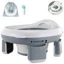 ® 子供用 おまる 補助便座 携帯トイレ 1台で3役 兼用 折りたたみ式おまる トイレトレーニング 肌に優しい 抗菌 防臭 洗いやすい 軽量 丈夫 幼児用便座 アウトドア 災害 キャンプ お出かけ 旅行用(4)
